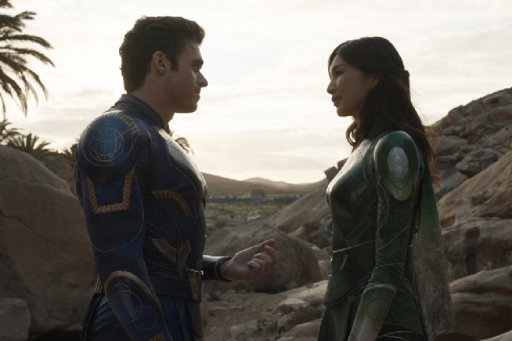 Richard Madden and Gemma Chan in Eternals / Picture Credit: Marvel Studios