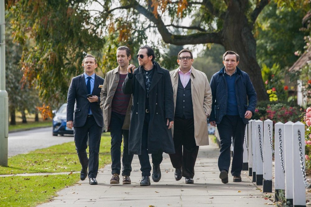 Simon Pegg and others in The World's End / Image credit: Universal Pictures
