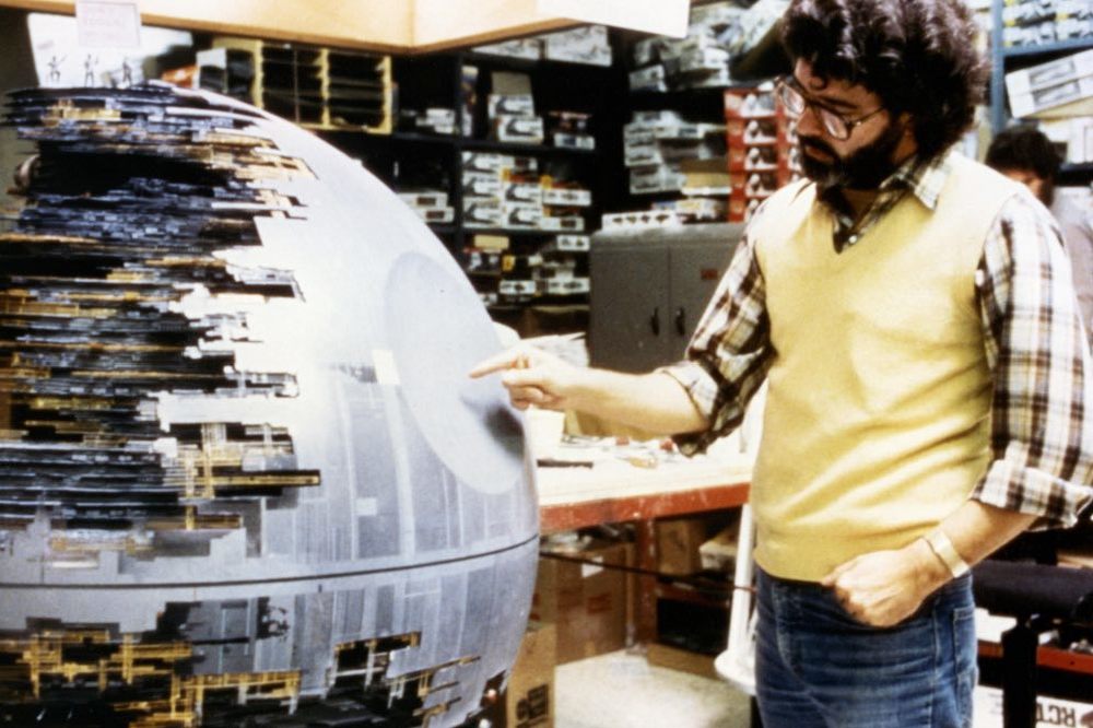 George Lucas on the set of Star Wars (1977) / Image credit: ScreenProd / Photononstop / Alamy Stock Photo