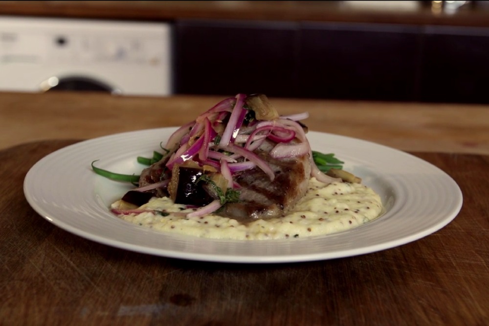 VIDEO: Grilled Lamb Leg Steaks Recipe