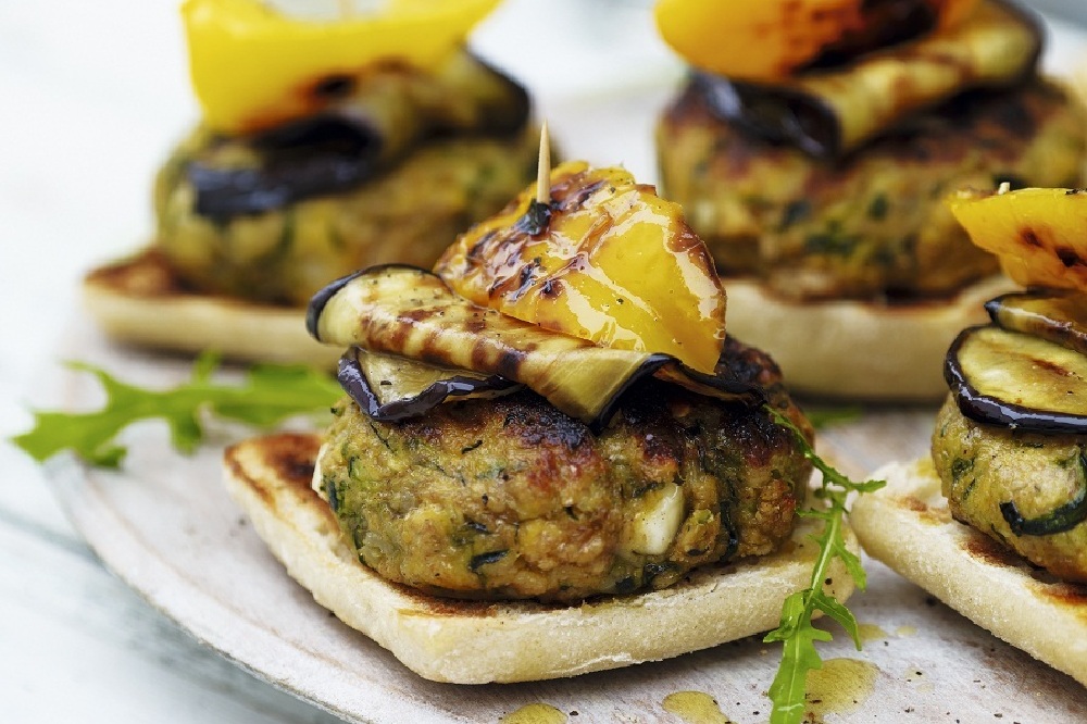 National Vegetarian Week: Halloumi and Courgette Burger Recipe