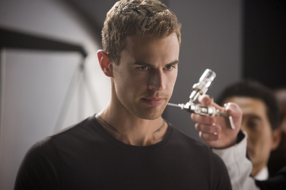 Theo James as Four in Insurgent