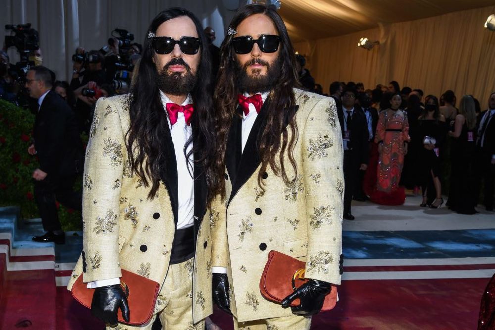 Alessandro Michele and Jared Leto at the Met Gala 2022 / Image credit: Anthony Behar/Sipa USA/Alamy