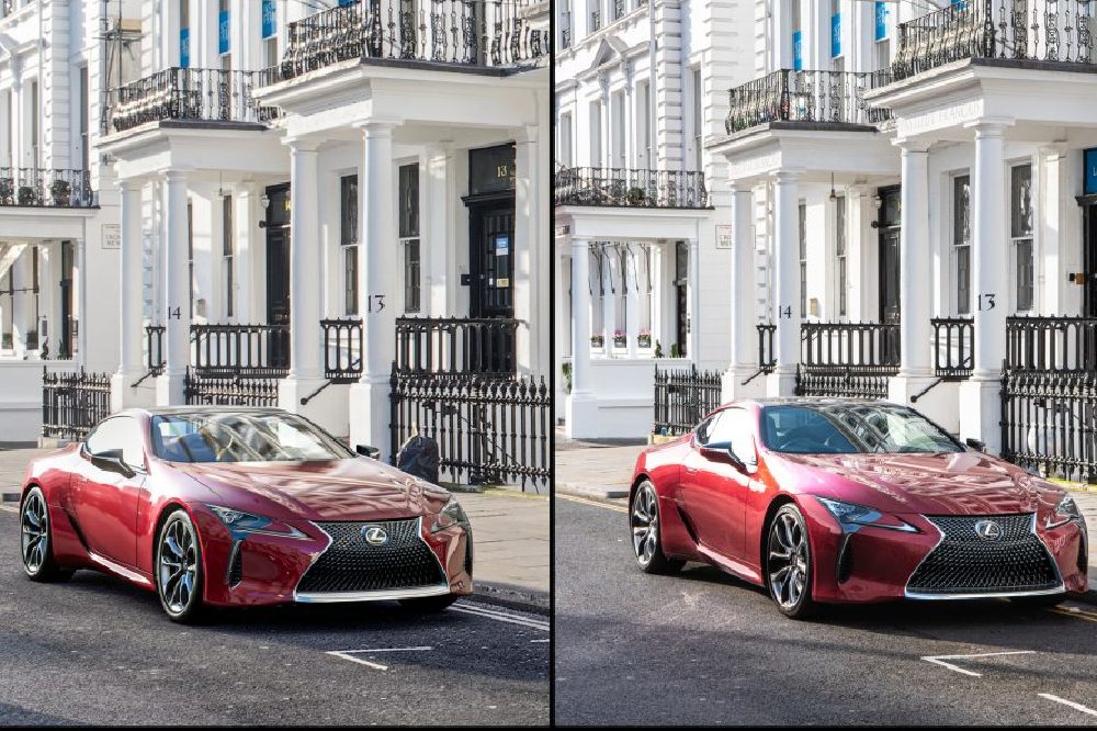 Lexus LC 500 Coupe plays the game