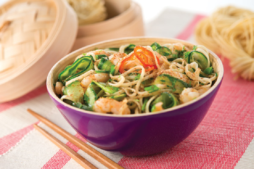 Healthy Recipe: Prawn Noodle Salad