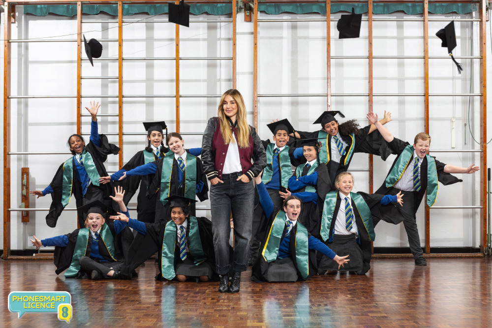 Louise Redknapp is working alongside EE's latest campaign 'PhoneSmart Licence.'