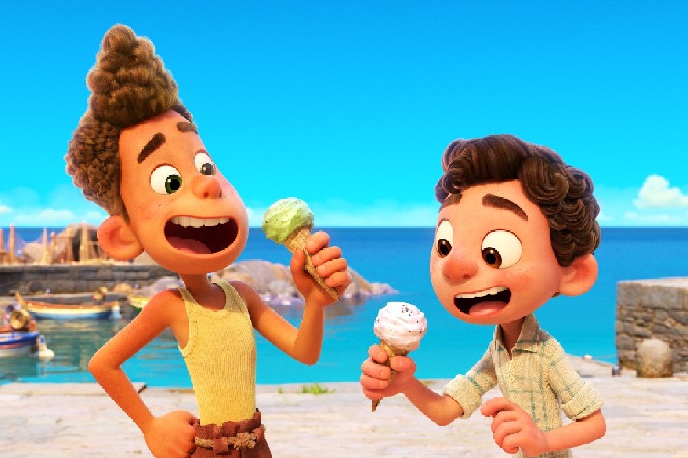 Alberto and Luca discovering gelato / Picture Credit: Disney and Pixar