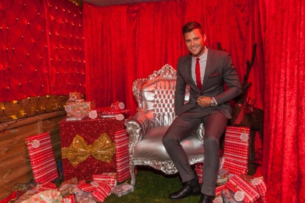 Mark Wright played Santa for the day.