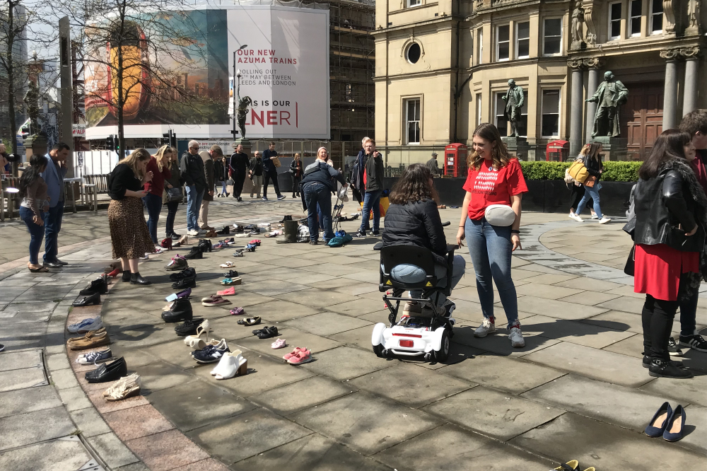 Charlie spoke with other people who suffer from ME at the event she hosted in Leeds over the weekend