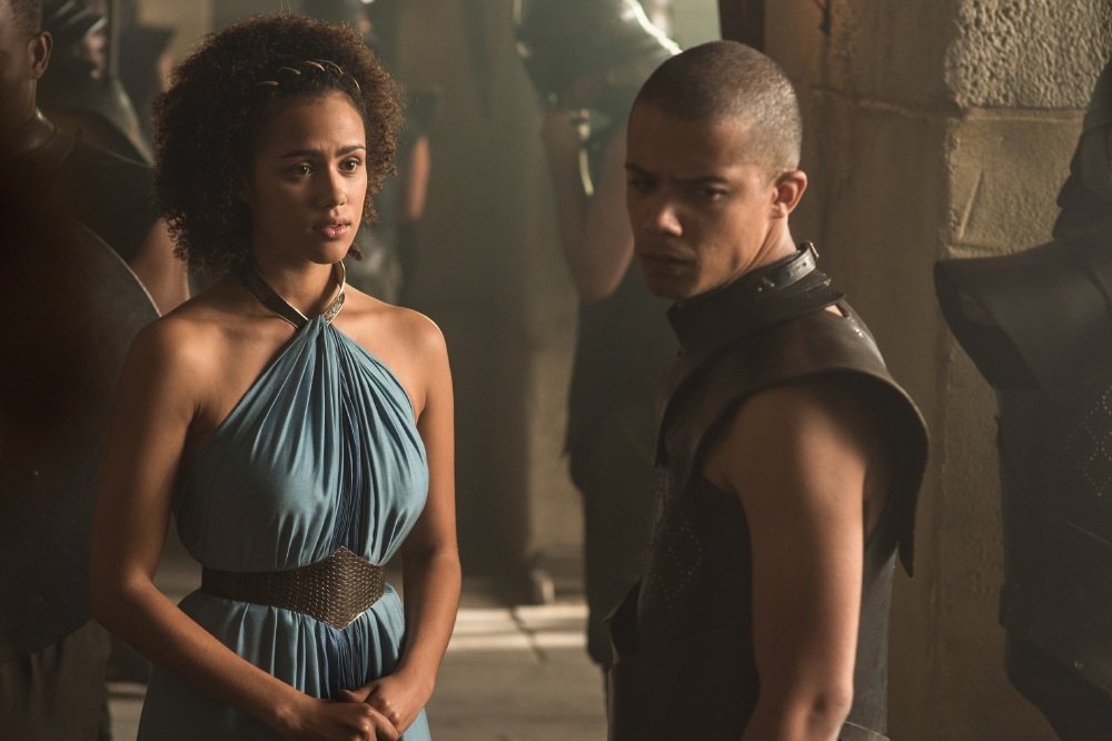 Grey Worm with Missandei / Credit: HBO