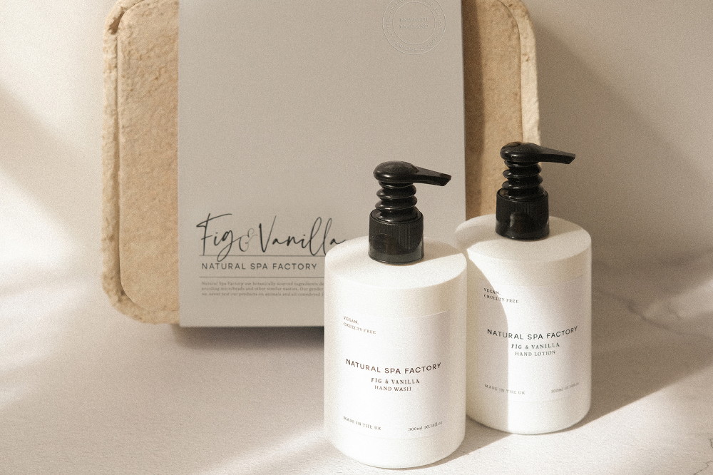 Fig & Vanilla Hand Wash Set / PhotoCredit: Natural Spa Factory