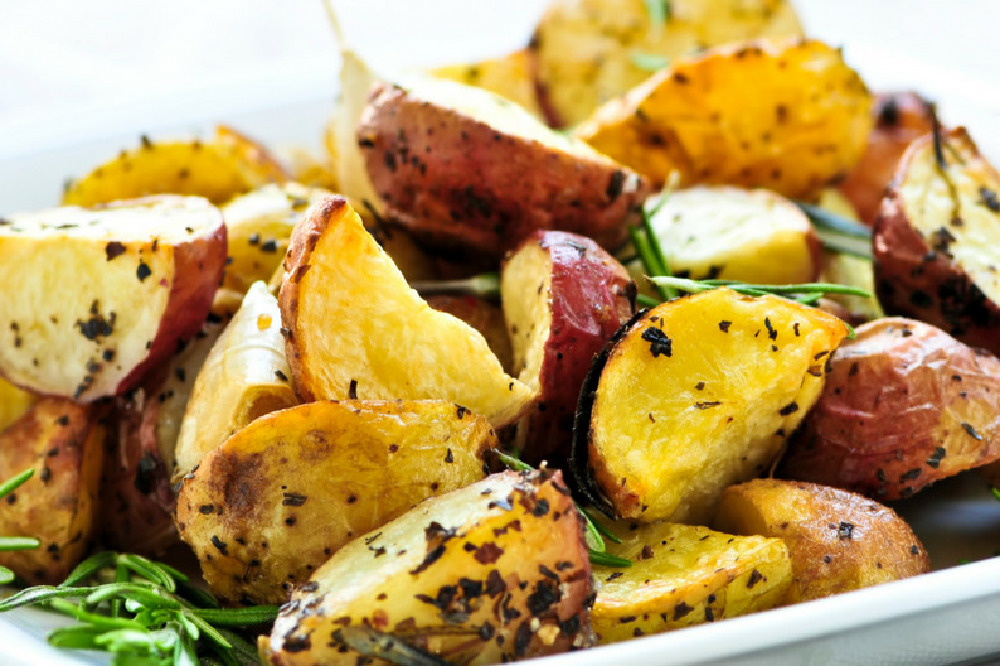 Vegan Orange Roast Potatoes