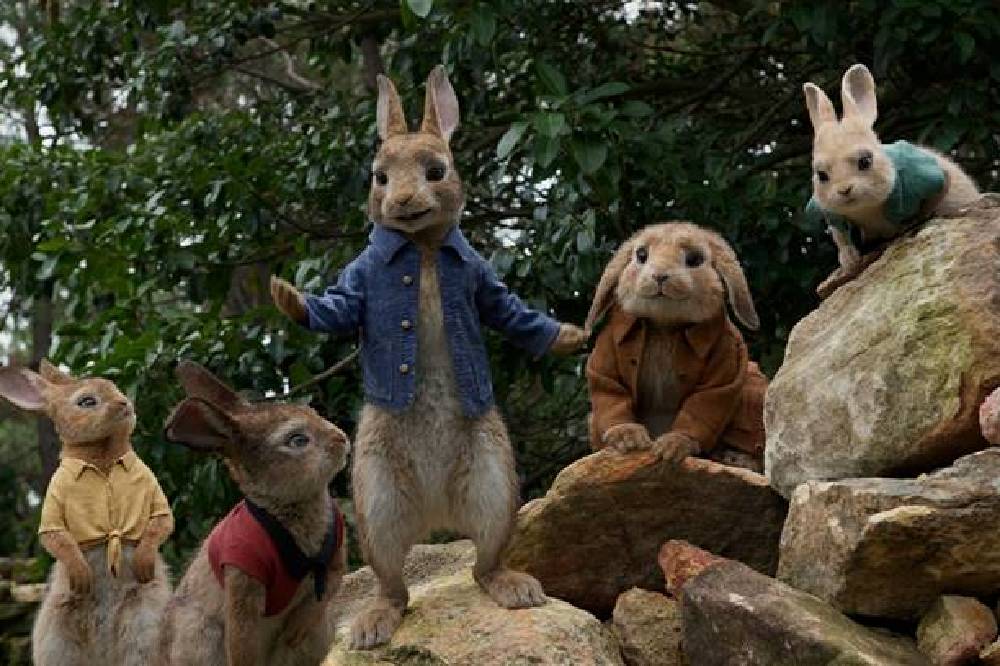 Peter and his rabbit friends / Picture Credit: Columbia Pictures