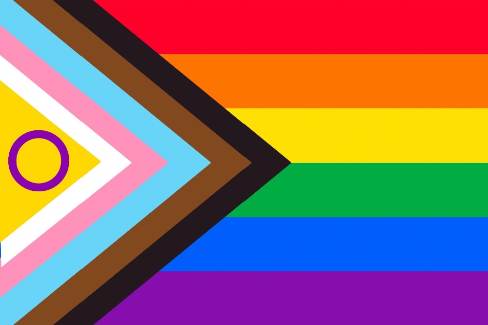 LGBTQ+ Intersex Inclusive Progress Pride Flag / Image credit: elifbayraktar / Alamy Stock Photo