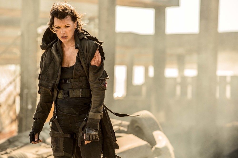 Milla Jovovich as Alice in Resident Evil: The Final Chapter