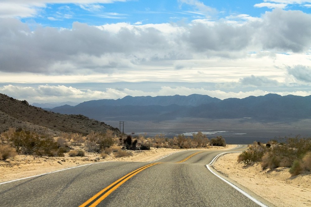 A road in California