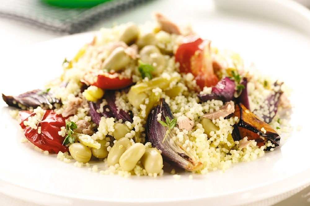 Canned Food Week: Roasted Vegetable and Cous Cous Salad Recipe
