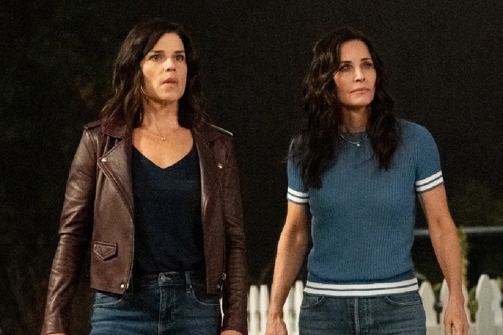 Neve Campbell and Courteney Cox reunite in Scream / Picture Credit: Paramount Pictures