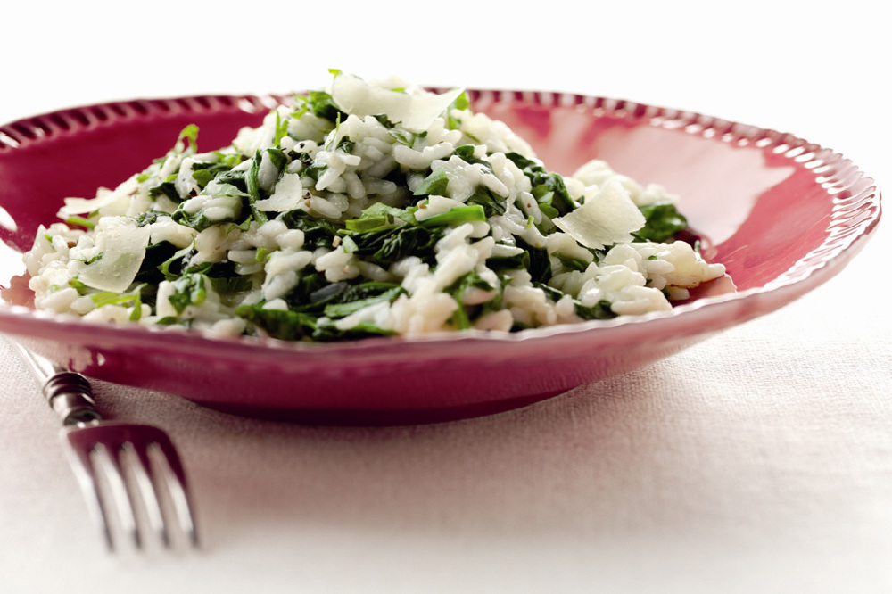 Spring Spinach and Parsley Risotto