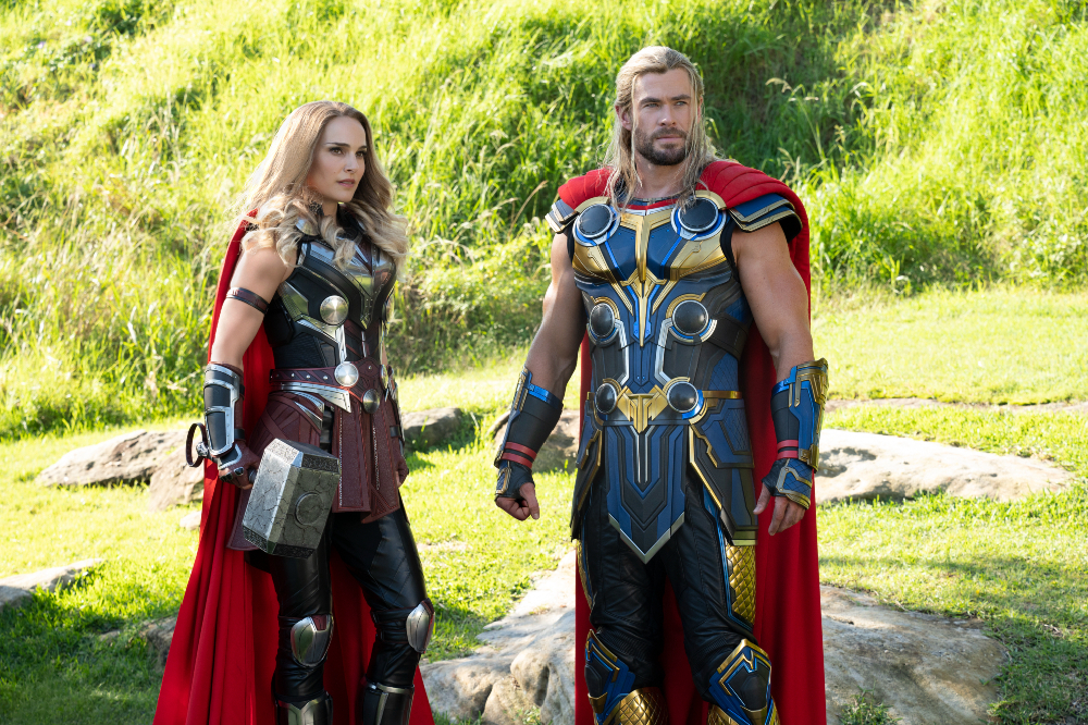 Natalie Portman and Chris Hemsworth in Thor: Love and Thunder / Picture Credit: Marvel Studios