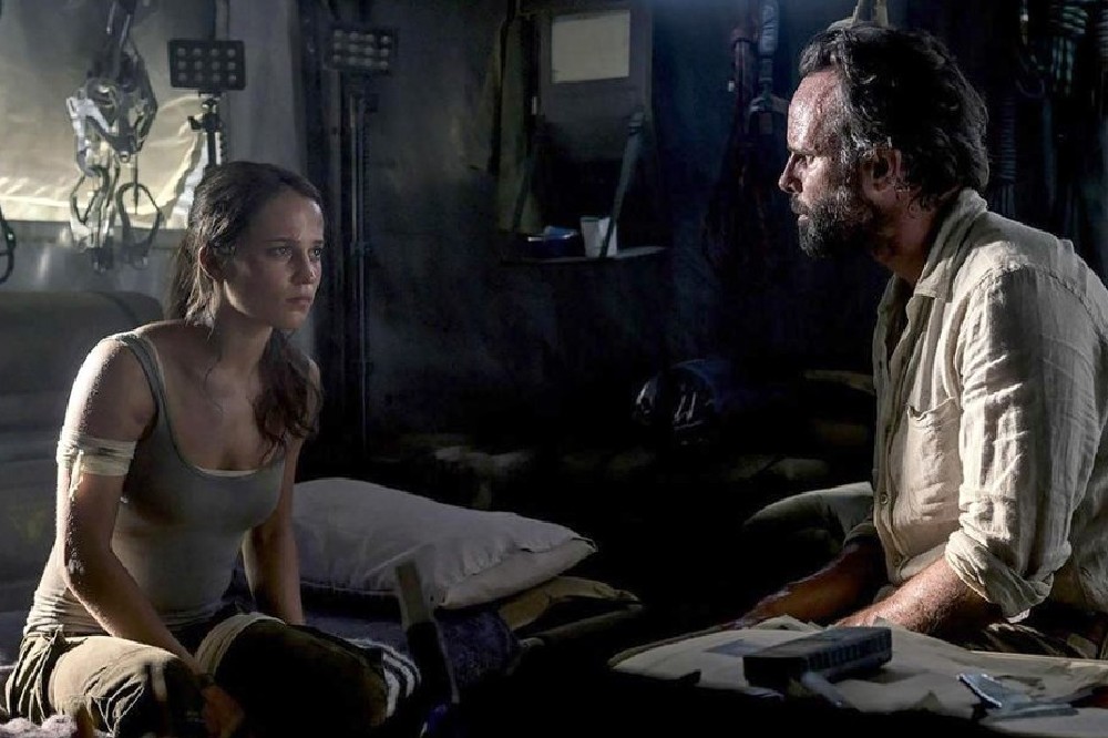 Alicia Vikander and Walton Goggins in Tomb Raider / Picture Credit: Metro Goldwyn-Mayer