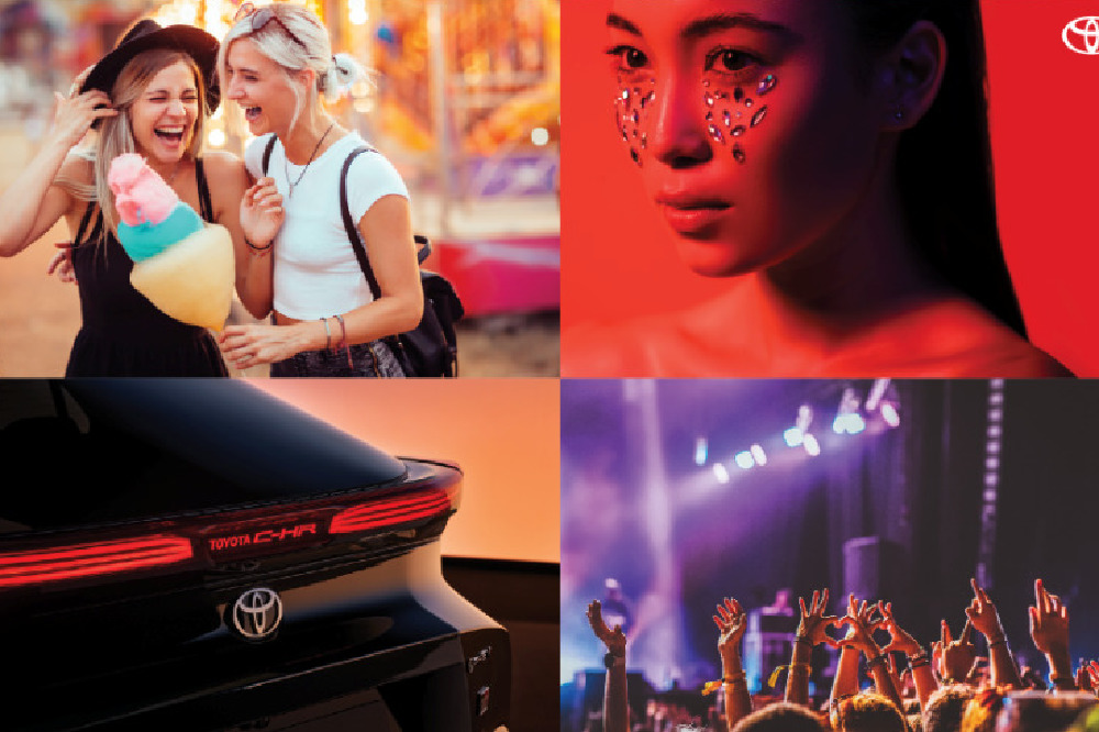 Festival visitors will have the chance to admire and explore the new Toyota C-HR inside and out