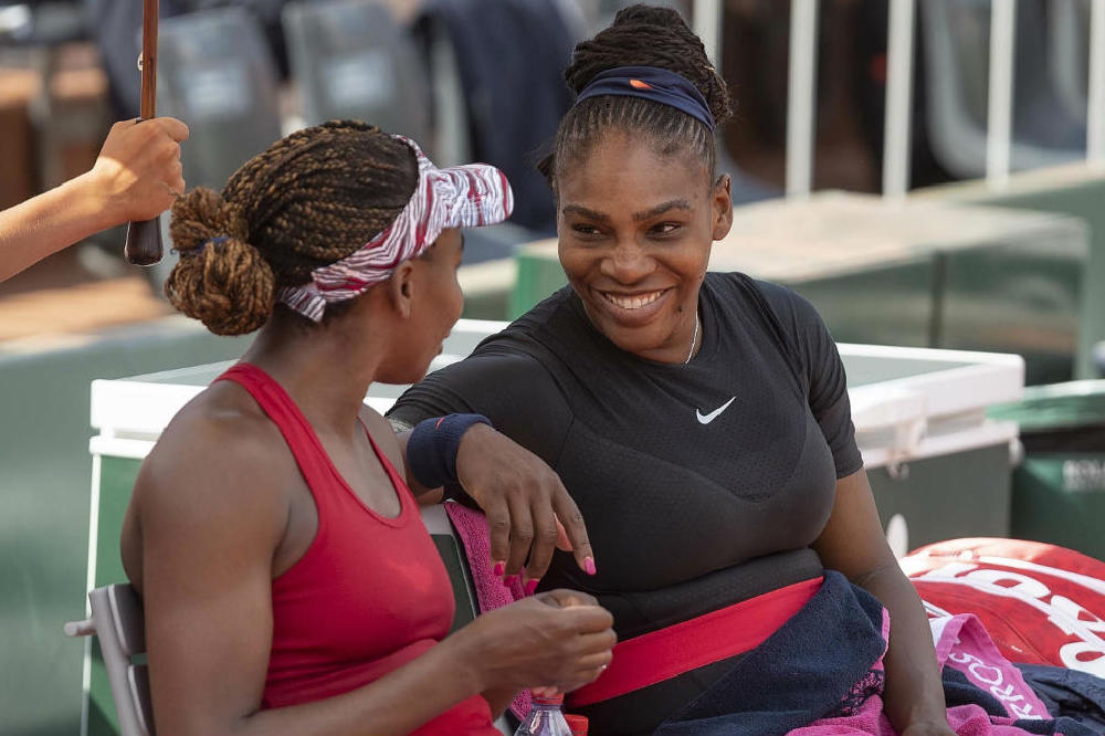 Venus Williams and Serena Williams at the French Open 2018 / Photo Credit: USA TODAY Network/SIPA USA/PA Images