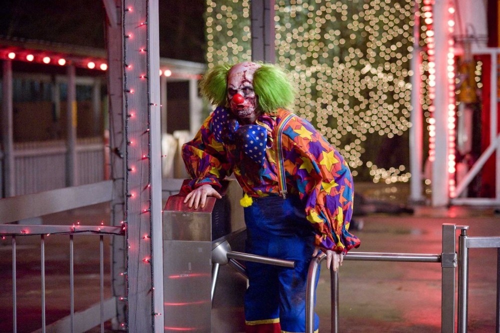 Columbus' worst fear - a zombie clown / Picture Credit: Columbia Pictures
