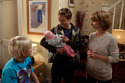 Gail allows David to see Max and Lily in secret / Credit ITV