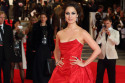 Berenice Marlohe looked beautiful in her dramatic red gown from Vivienne Westwood