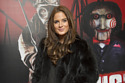 Binky Felstead adds glamour to her look with a faux fur jacket
