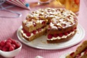 British Raspberry, Apricot & Almond Cake