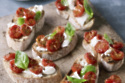 Bruschetta With Slow Roasted Tomatoes