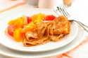 Wholewheat Breakfast Pancakes with Citrus Fruits