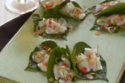 Cured Fish On Betel Leaf With Lemongrass And Mint
