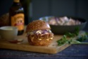 Ginger Beer Pulled Chicken Burgers