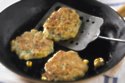 Sweetcorn, chilli and coriander griddle cakes