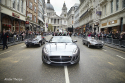 Two of the most famous E-Types escorting the all-new F-TYPE at the Lord Mayor's Show