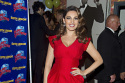 Kelly Brook knows how to work a red dress