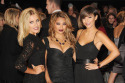 Mollie, Vanessa and Frankie all opted for black dresses