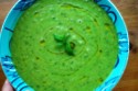 Witches Brew Green Pea and Mint soup