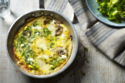 Potato And Mushroom Omelette