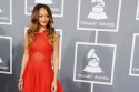 Rihanna looked stunning in her red gown