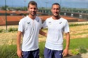 Giannis Fotinopoulos on the left and his brother Konstantinos Fotinopoulos