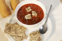 Chunky Tomato Soup With Ryvita Crispbread Croutons