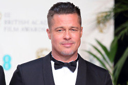 Brad Pitt punched in the face