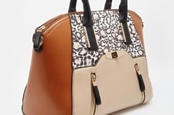 New Look Wendy Bag with Leopard Print and Zip Detail