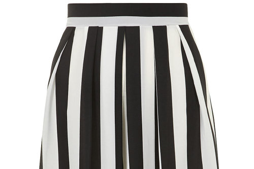 Dorothy Perkins Black and White Stripe Skirt - Only £22