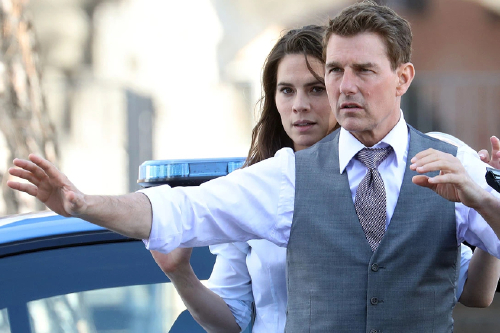 Hayley Atwell and Tom Cruise in Mission Impossible: Dead Reckoning Part One / Picture Credit: Paramount Pictures