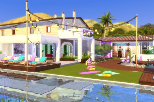 The Love Island villa has been recreated in The Sims 4